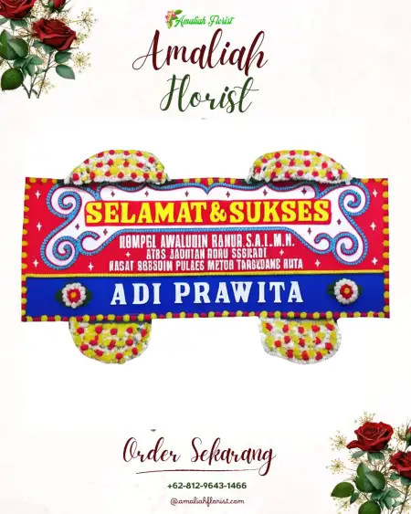 Papan Bunga Ucapan Selamat Mipiran